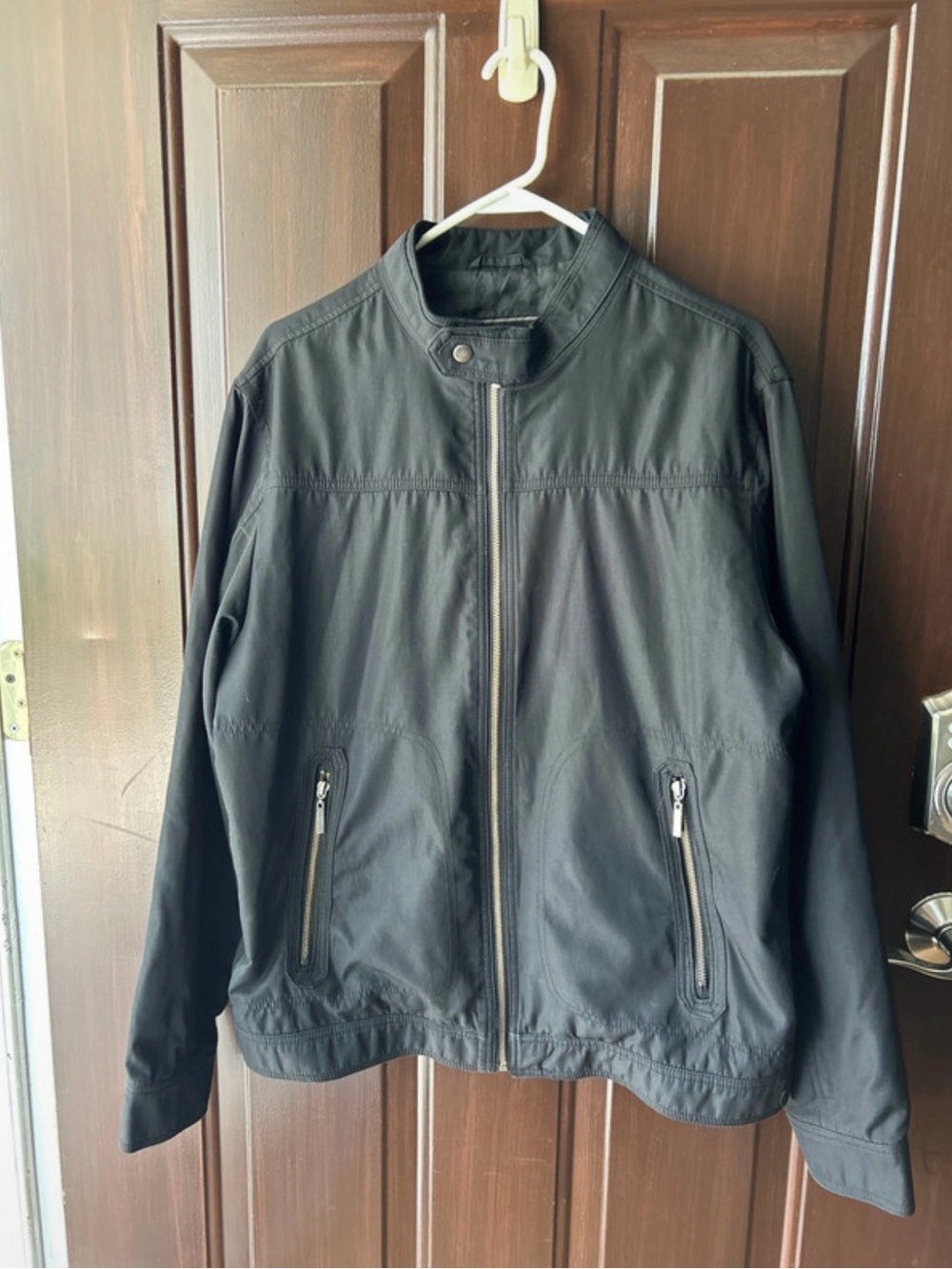 Marquise Black Zip-Up Bomber Jacket